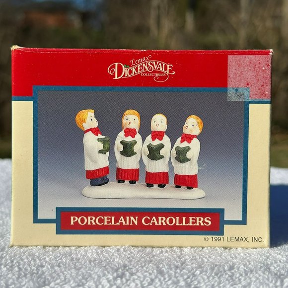 Lemax Dickensvale Carollers Christmas Village Decoration From 1991 - Picture 2 of 8